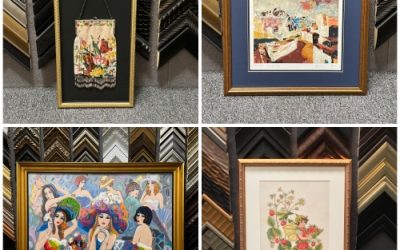 Custom Framing in Gold