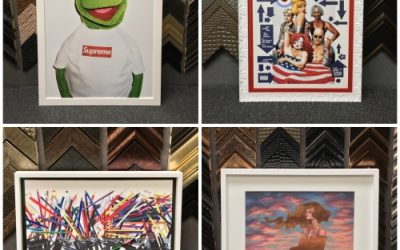 Custom Framing in White